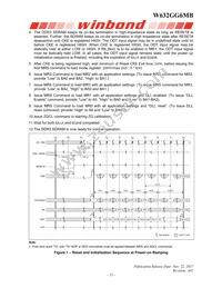 W632GG6MB15J Datasheet Page 13