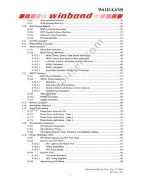 W632GG6NB15J Datasheet Page 2
