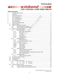 W632GG8KB15I TR Datasheet Cover