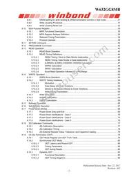 W632GG8MB09I Datasheet Page 2