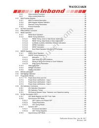 W632GU6KB12J Datasheet Page 2