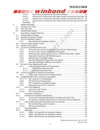 W632GU6KB12J Datasheet Page 3