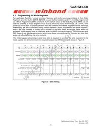 W632GU6KB12J Datasheet Page 15