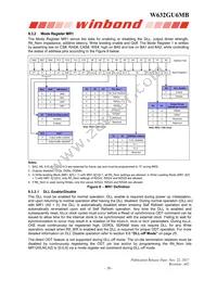 W632GU6MB09I Datasheet Page 20