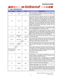 W632GU6MB15I Datasheet Page 9