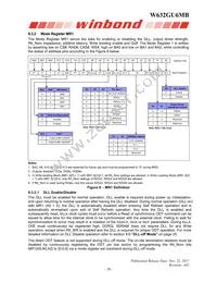 W632GU6MB15I Datasheet Page 20
