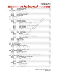W632GU6NB12J Datasheet Page 2