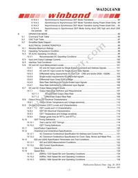 W632GU6NB12J Datasheet Page 3