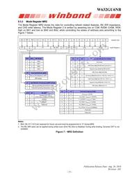 W632GU6NB12J Datasheet Page 23