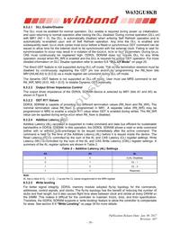 W632GU8KB15I TR Datasheet Page 20