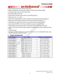 W632GU8MB09I Datasheet Page 6