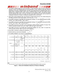 W632GU8MB09I Datasheet Page 13