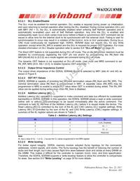 W632GU8MB15I Datasheet Page 20