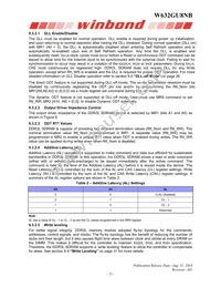 W632GU8NB09I Datasheet Page 21