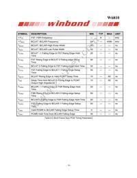 W6810IEG Datasheet Page 16