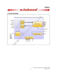 W6811IWG Datasheet Page 3