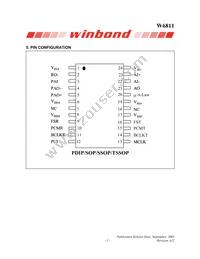 W6811IWG Datasheet Page 5