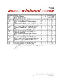 W6811IWG Datasheet Page 16