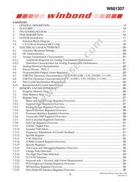 W681307DG Datasheet Page 3