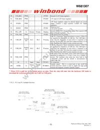 W681307DG Datasheet Page 15