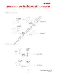 W681307DG Datasheet Page 16