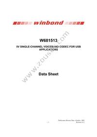 W681513SG Cover