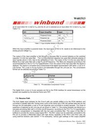 W681513SG Datasheet Page 9
