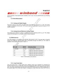W681513SG Datasheet Page 10