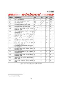 W681513SG Datasheet Page 14