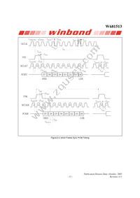 W681513SG Datasheet Page 15