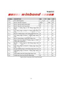 W681513SG Datasheet Page 16