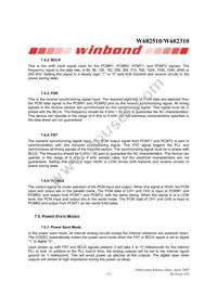 W682510S Datasheet Page 13