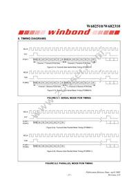 W682510S Datasheet Page 15