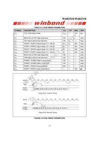 W682510S Datasheet Page 18