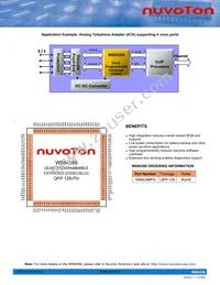 W684386FG TR Datasheet Page 2