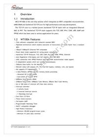 W7100A-100LQFP Datasheet Page 11