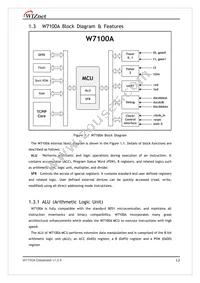 W7100A-100LQFP Datasheet Page 12