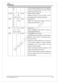 W7100A-100LQFP Datasheet Page 23