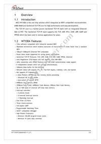 W7100A-S2E-100 Datasheet Page 11