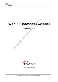 W7500 Cover