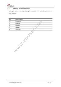 W7500 Datasheet Page 13