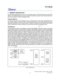 W77I058A25DL Datasheet Page 9