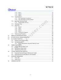 W77IC32A25PL Datasheet Page 2