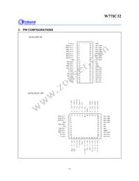 W77IC32A25PL Datasheet Page 4