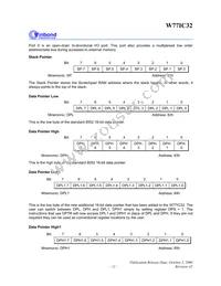 W77IC32A25PL Datasheet Page 11