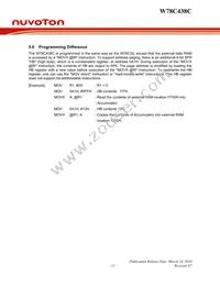 W78C438C40PL Datasheet Page 11