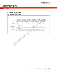 W78C438C40PL Datasheet Page 15