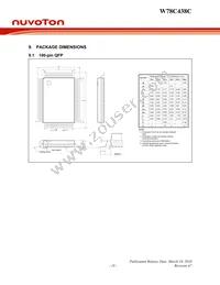 W78C438C40PL Datasheet Page 19