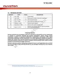 W78C438C40PL Datasheet Page 20