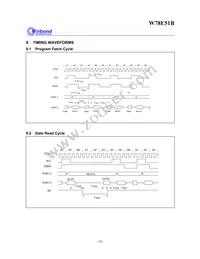 W78E051B40PL Datasheet Page 18